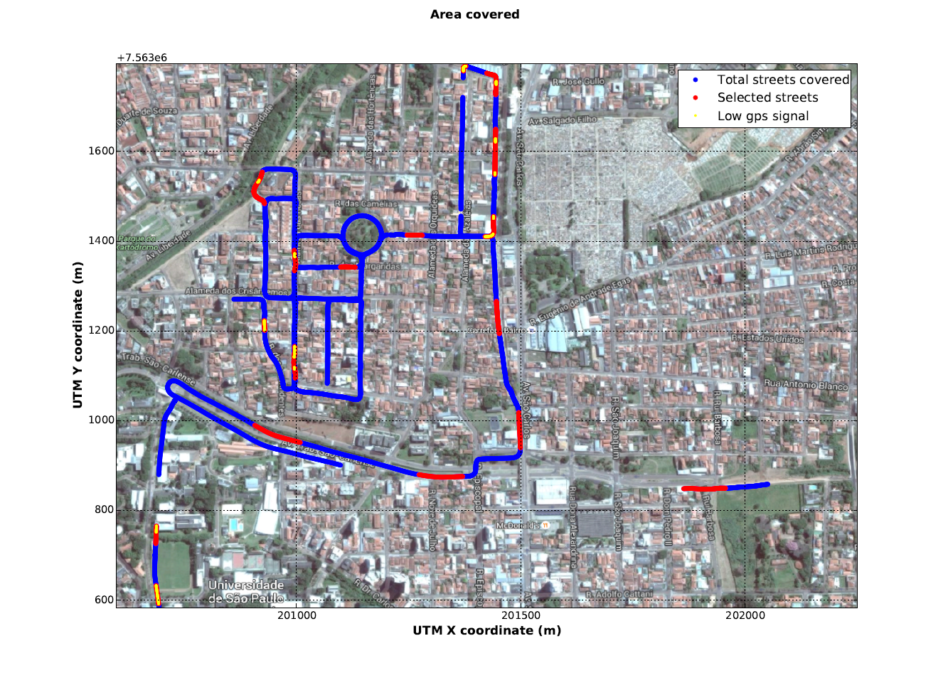 Map of collected data log. Map of collected data log.